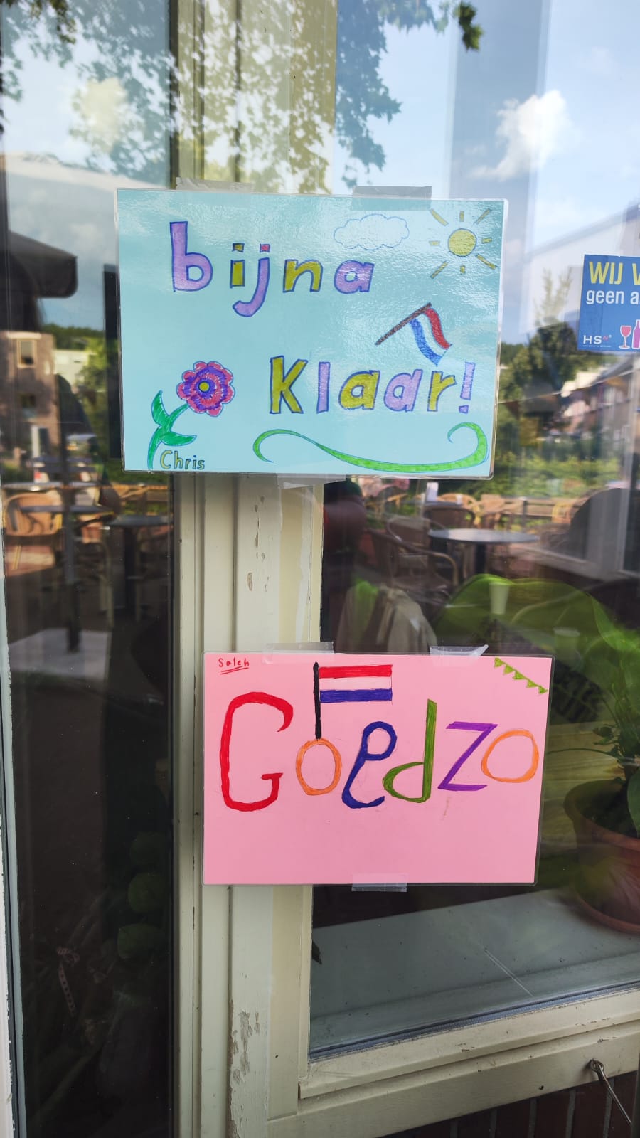 Bijna klaar! Goed zo!